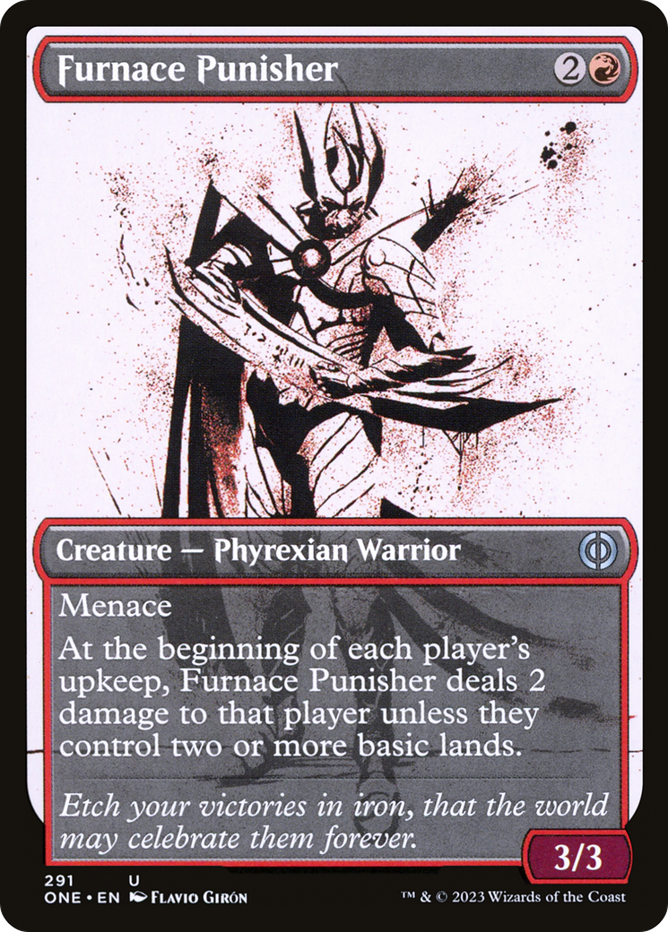 Furnace Punisher (Showcase Ichor) [Phyrexia: All Will Be One] | Mindsight Gaming