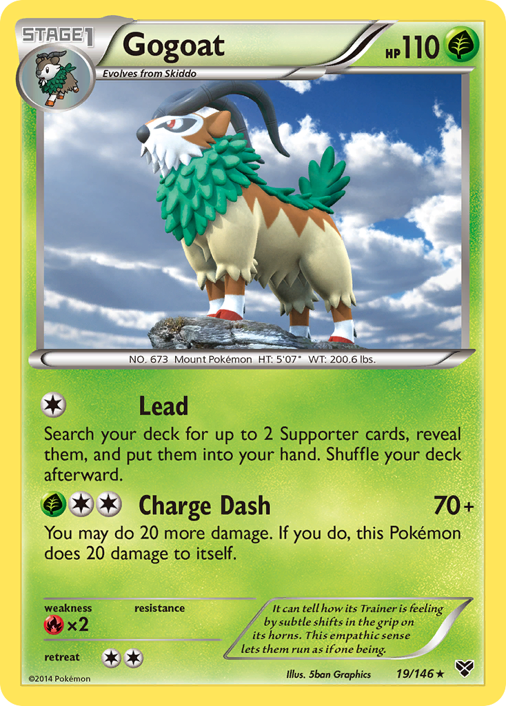 Gogoat (19/146) [XY: Base Set] | Mindsight Gaming