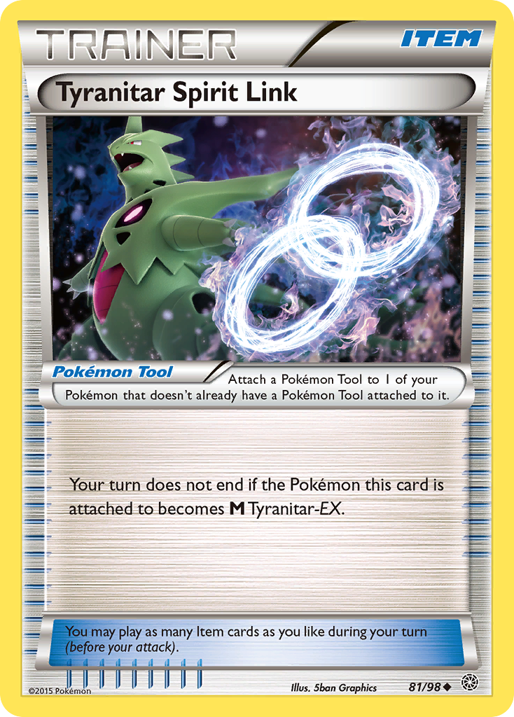 Tyranitar Spirit Link (81/98) [XY: Ancient Origins] | Mindsight Gaming