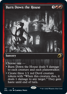 Burn Down the House [Innistrad: Double Feature] | Mindsight Gaming