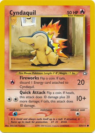 Cyndaquil (57/111) [Neo Genesis Unlimited] | Mindsight Gaming