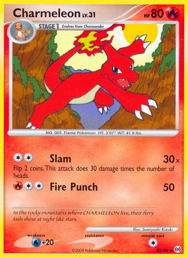 Charmeleon (35/99) [Platinum: Arceus] | Mindsight Gaming