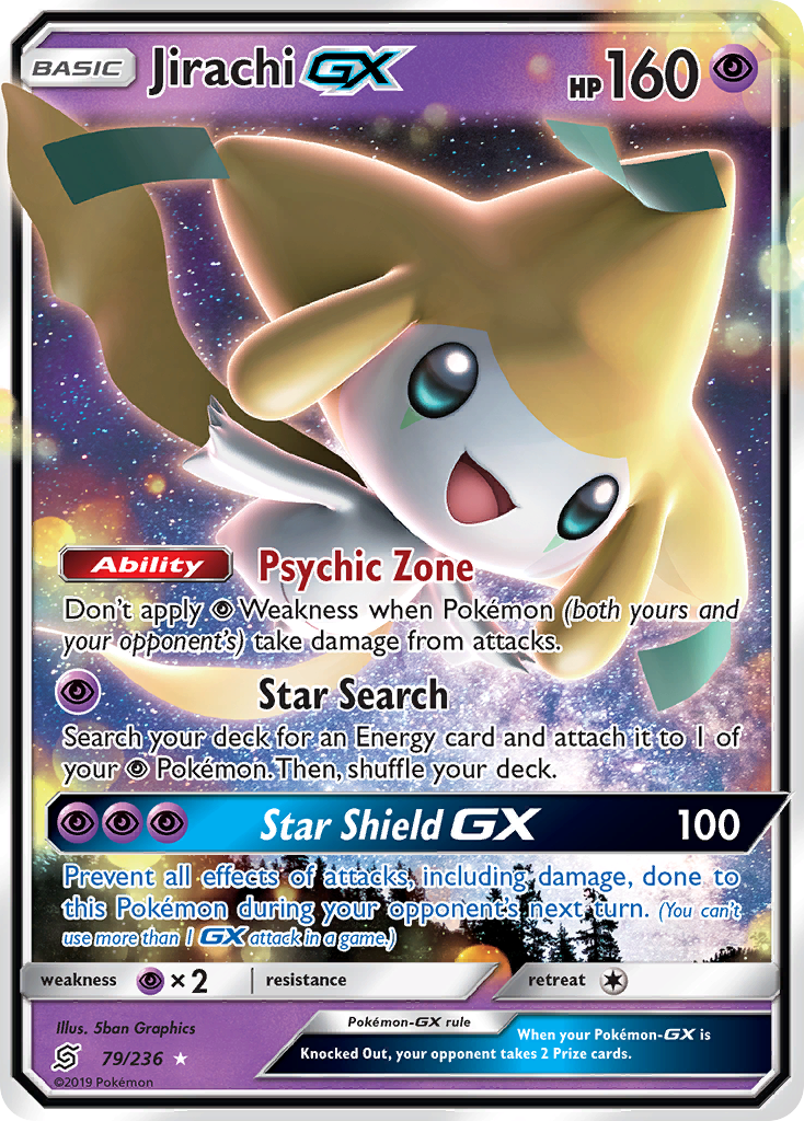 Jirachi GX (79/236) [Sun & Moon: Unified Minds] | Mindsight Gaming