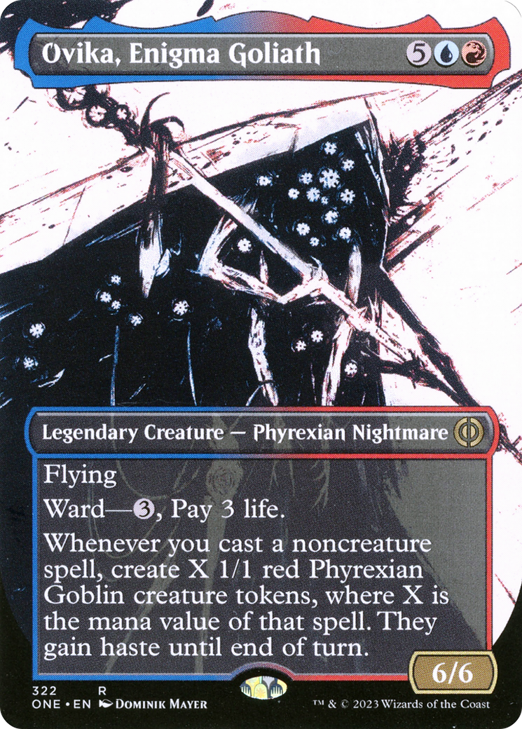 Ovika, Enigma Goliath (Borderless Ichor) [Phyrexia: All Will Be One] | Mindsight Gaming