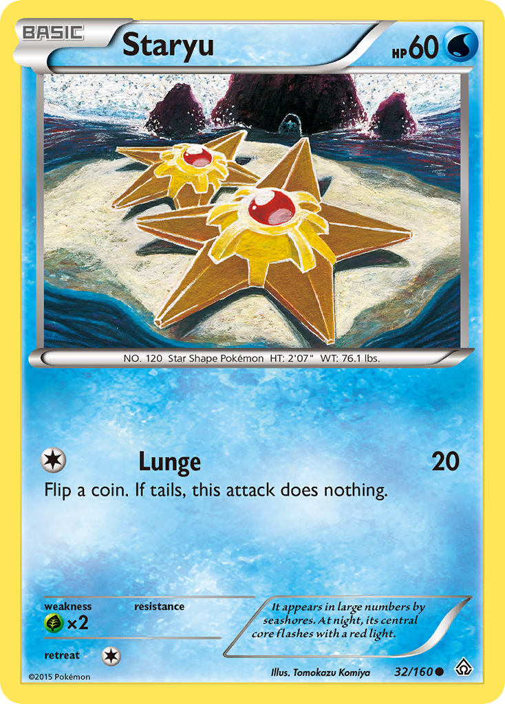 Staryu (32/160) [XY: Primal Clash] | Mindsight Gaming