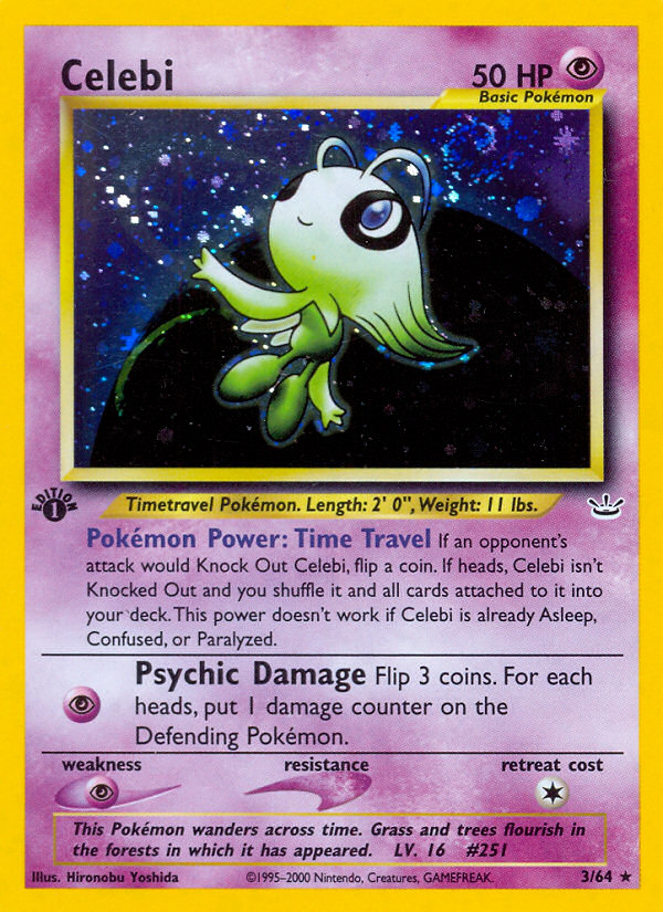 Celebi (3/64) [Neo Revelation 1st Edition] | Mindsight Gaming