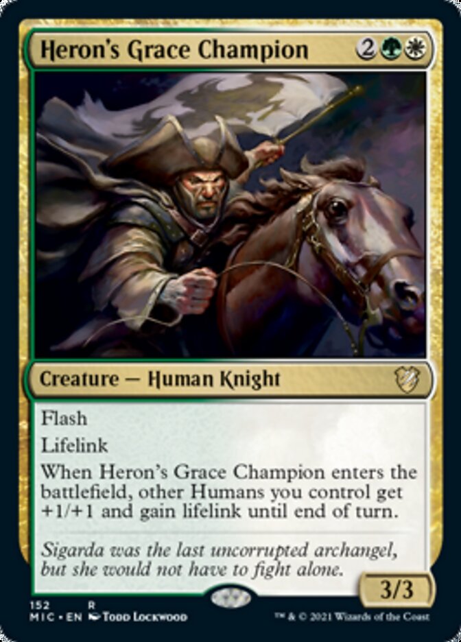 Heron's Grace Champion [Innistrad: Midnight Hunt Commander] | Mindsight Gaming