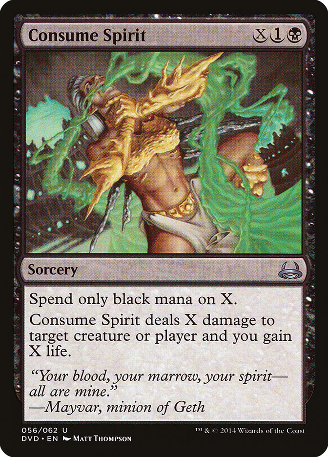 Consume Spirit (Divine vs. Demonic) [Duel Decks Anthology] | Mindsight Gaming