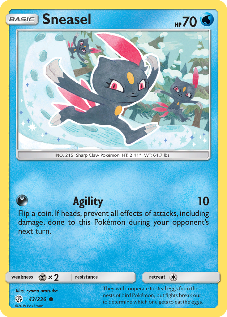 Sneasel (43/236) [Sun & Moon: Cosmic Eclipse] | Mindsight Gaming