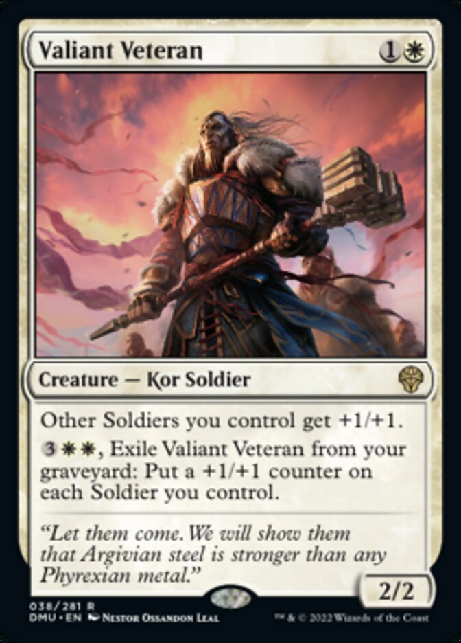 Valiant Veteran [Dominaria United] | Mindsight Gaming