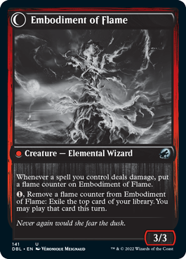 Flame Channeler // Embodiment of Flame [Innistrad: Double Feature] | Mindsight Gaming