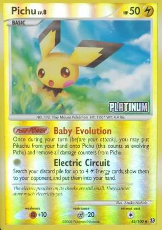 Pichu (45/100) [Burger King Promos: 2009 Collection] | Mindsight Gaming