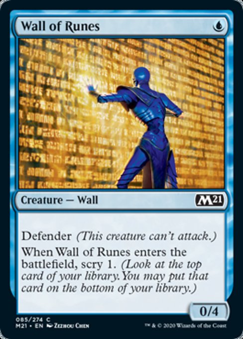 Wall of Runes [Core Set 2021] | Mindsight Gaming