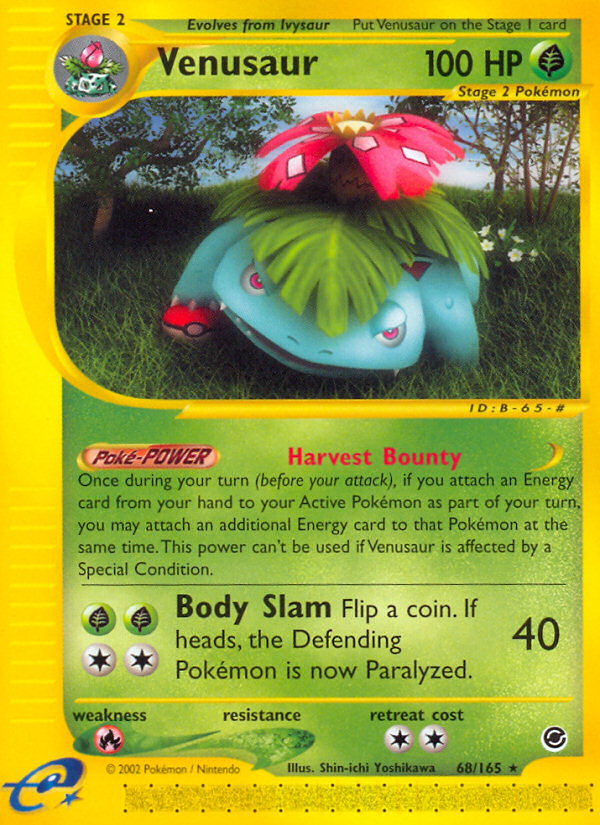 Venusaur (68/165) [Expedition: Base Set] | Mindsight Gaming