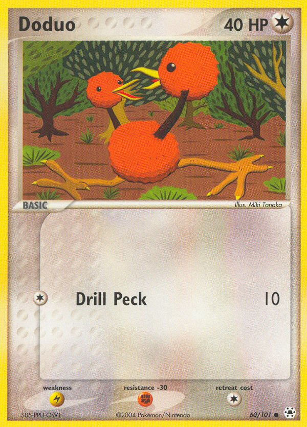 Doduo (60/101) [EX: Hidden Legends] | Mindsight Gaming