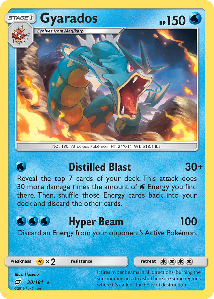 Gyarados (30/181) [Sun & Moon: Team Up] | Mindsight Gaming