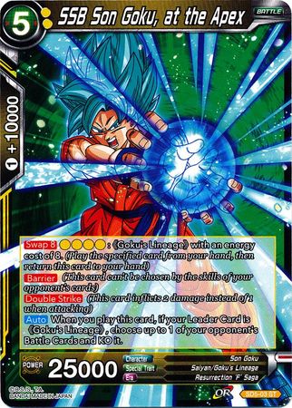 SSB Son Goku, at the Apex (Starter Deck - The Crimson Saiyan) (SD5-03) [Colossal Warfare] | Mindsight Gaming