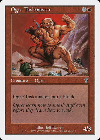 Ogre Taskmaster [Seventh Edition] | Mindsight Gaming