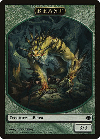 Beast Token [Duel Decks: Heroes vs. Monsters Tokens] | Mindsight Gaming