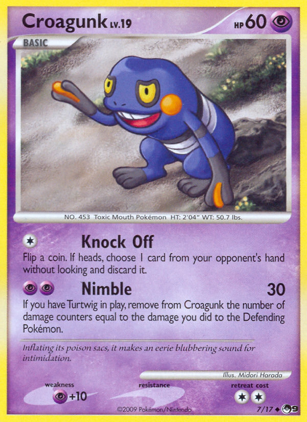 Croagunk (7/17) [POP Series 9] | Mindsight Gaming