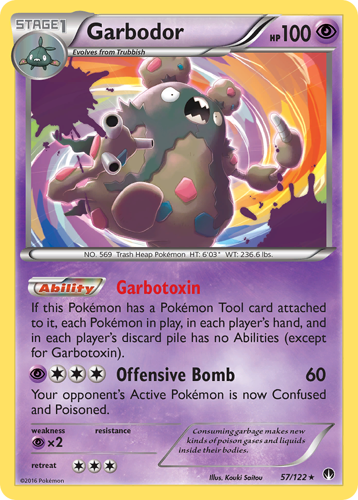 Garbodor (57/122) [XY: BREAKpoint] | Mindsight Gaming