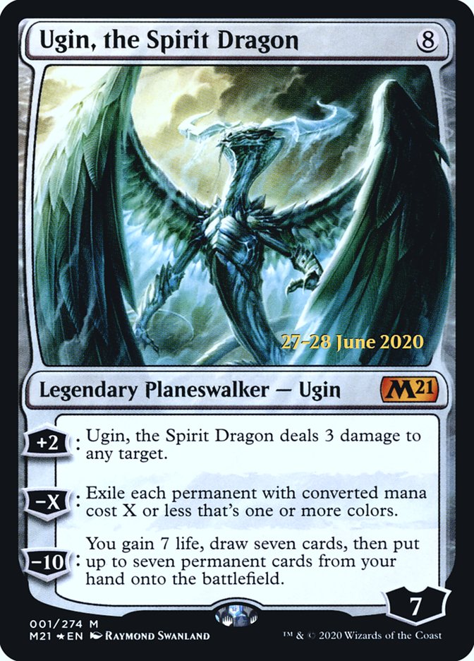 Ugin, the Spirit Dragon  [Core Set 2021 Prerelease Promos] | Mindsight Gaming