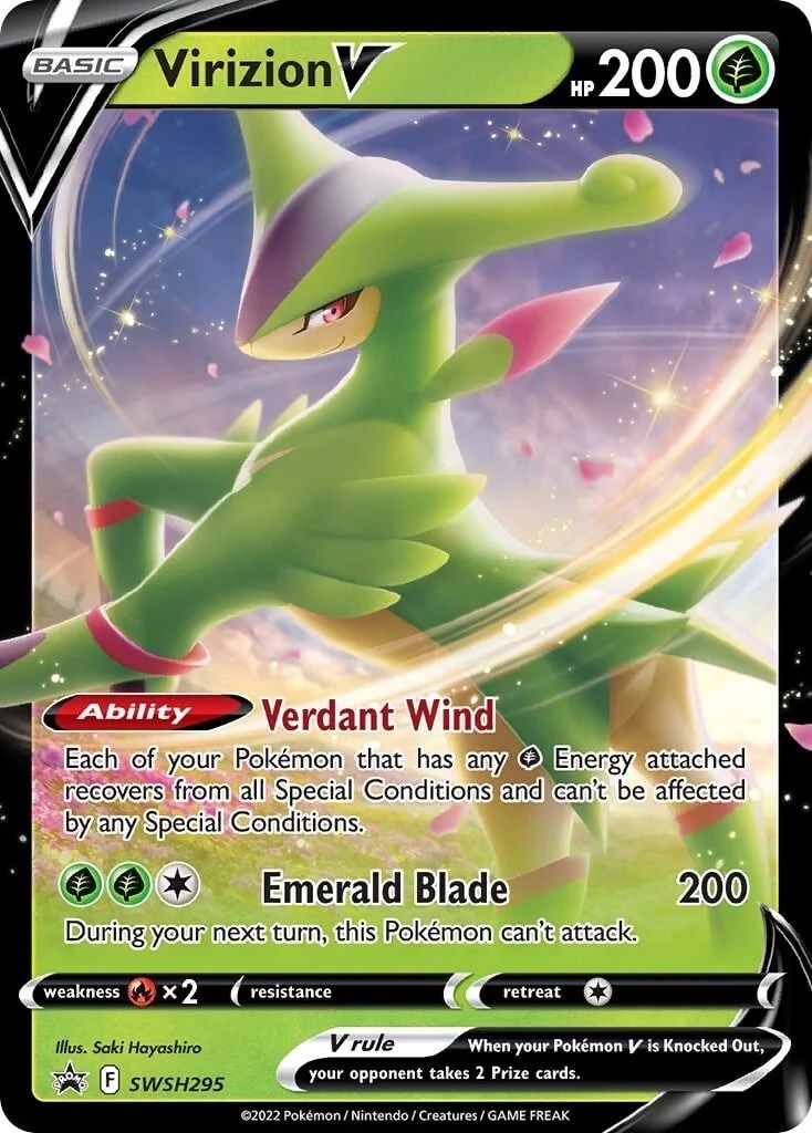 Virizion V (SWSH295) [Sword & Shield: Black Star Promos] | Mindsight Gaming