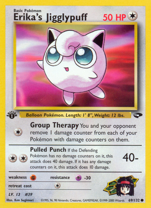 Erika's Jigglypuff (69/132) [Gym Challenge 1st Edition] | Mindsight Gaming