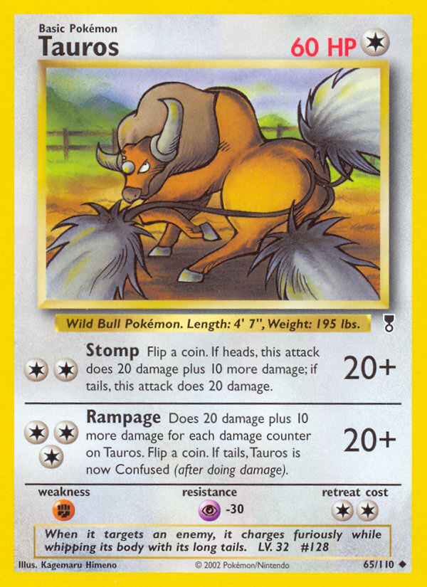 Tauros (65/110) [Legendary Collection] | Mindsight Gaming