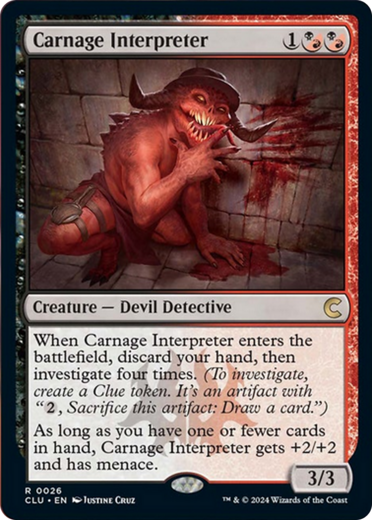 Carnage Interpreter [Ravnica: Clue Edition] | Mindsight Gaming