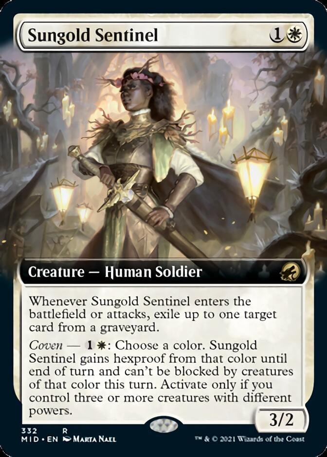 Sungold Sentinel (Extended) [Innistrad: Midnight Hunt] | Mindsight Gaming