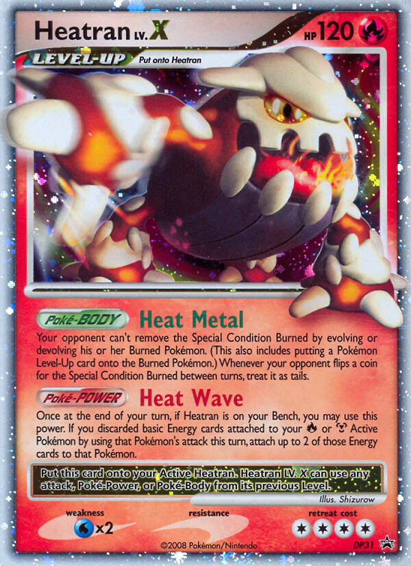 Heatran LV.X (DP31) [Diamond & Pearl: Black Star Promos] | Mindsight Gaming