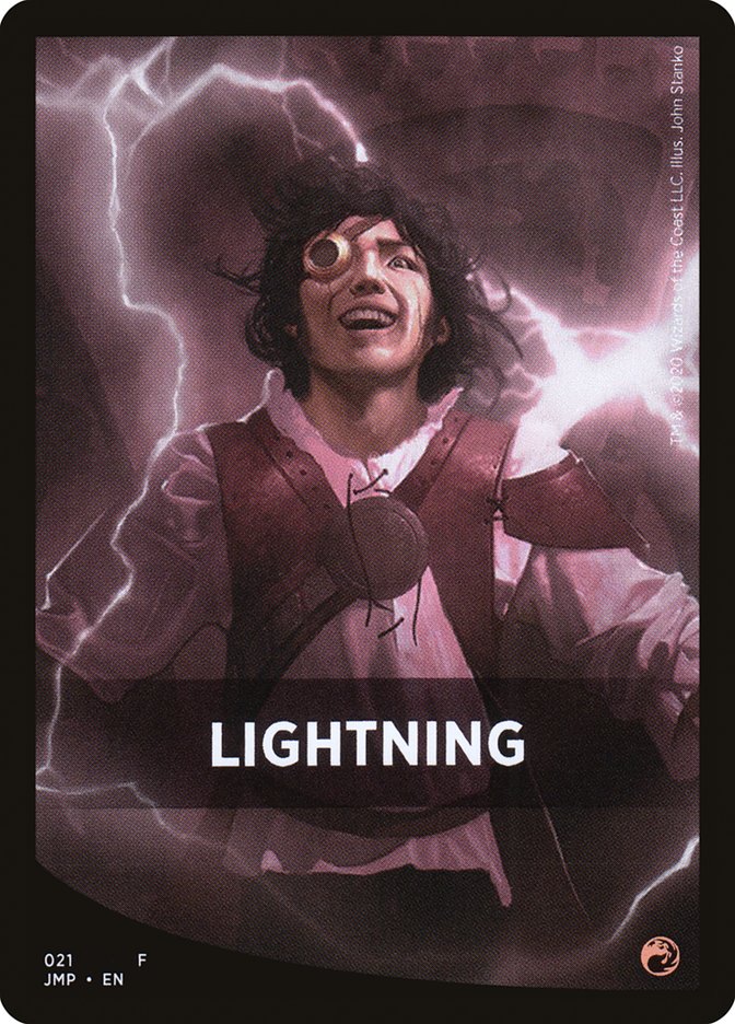 Lightning Theme Card [Jumpstart Front Cards] | Mindsight Gaming