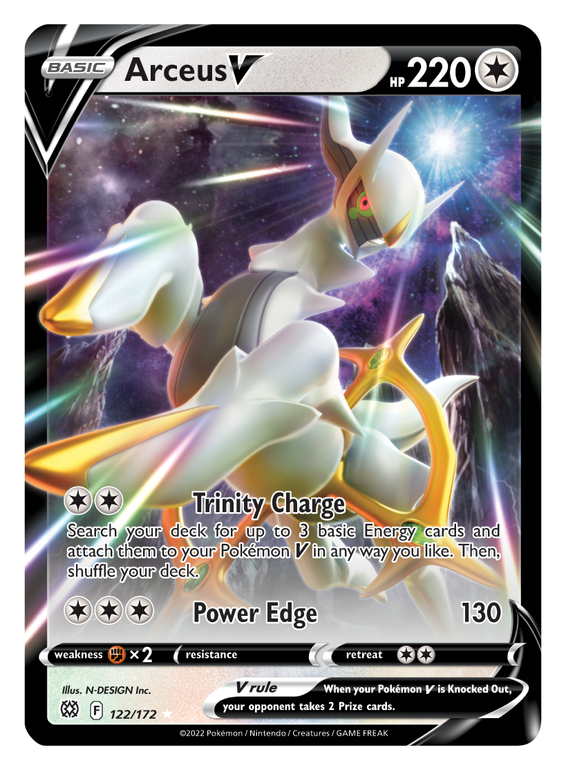 Arceus V (122/172) [Sword & Shield: Brilliant Stars] | Mindsight Gaming