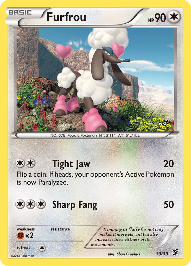 Furfrou (33/39) [XY: Kalos Starter Set] | Mindsight Gaming