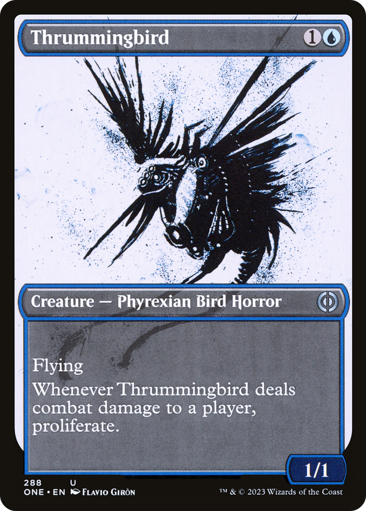 Thrummingbird (Showcase Ichor) [Phyrexia: All Will Be One] | Mindsight Gaming