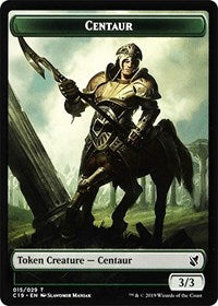 Centaur // Egg Double-sided Token [Commander 2019 Tokens] | Mindsight Gaming