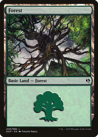 Forest (40) [Duel Decks: Zendikar vs. Eldrazi] | Mindsight Gaming