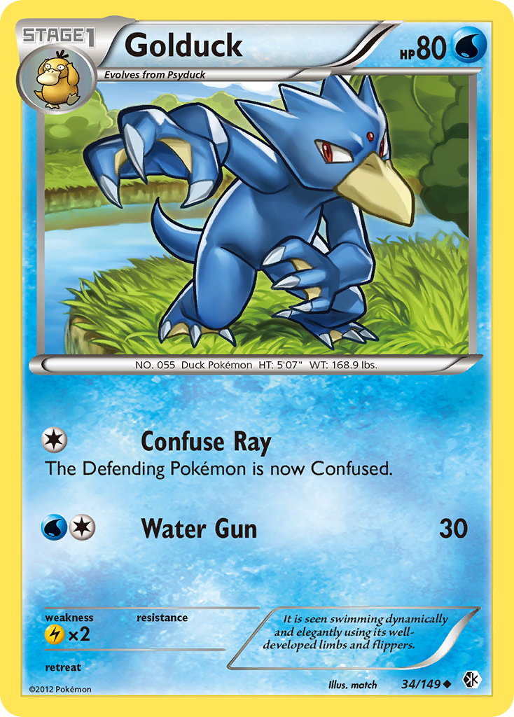 Golduck (34/149) [Black & White: Boundaries Crossed] | Mindsight Gaming