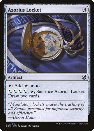 Azorius Locket [Commander 2019] | Mindsight Gaming