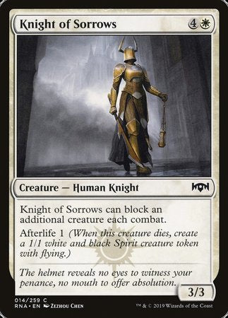 Knight of Sorrows [Ravnica Allegiance] | Mindsight Gaming