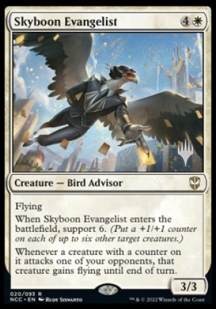 Skyboon Evangelist (Promo Pack) [Streets of New Capenna Commander Promos] | Mindsight Gaming