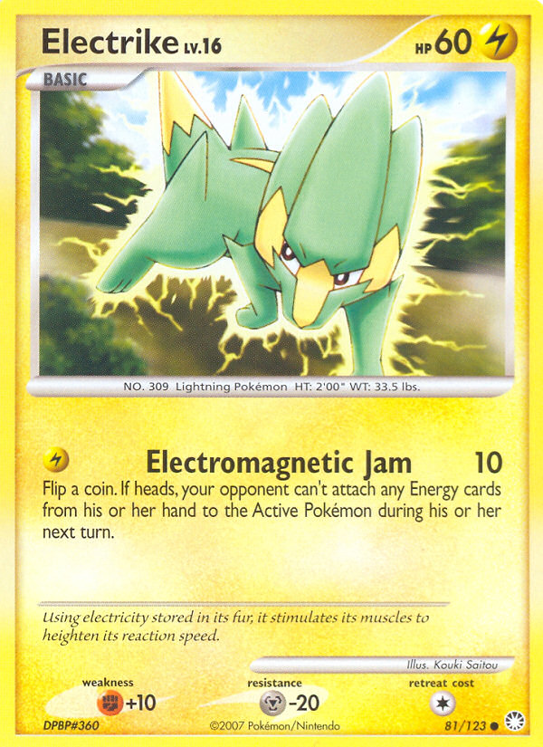 Electrike (81/123) [Diamond & Pearl: Mysterious Treasures] | Mindsight Gaming