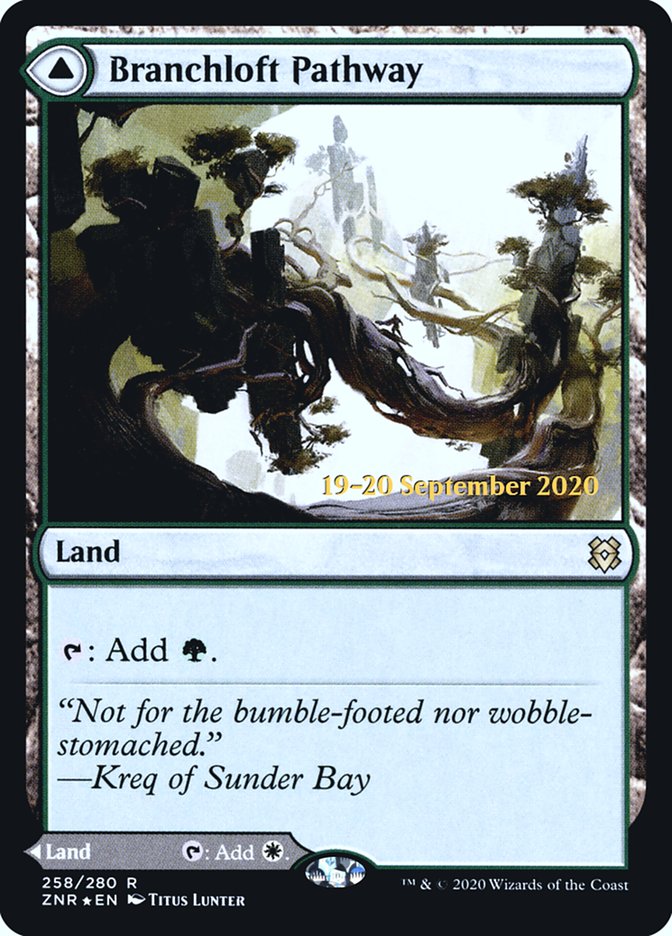 Branchloft Pathway // Boulderloft Pathway  [Zendikar Rising Prerelease Promos] | Mindsight Gaming