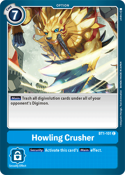 Howling Crusher [BT1-101] [Release Special Booster Ver.1.5] | Mindsight Gaming