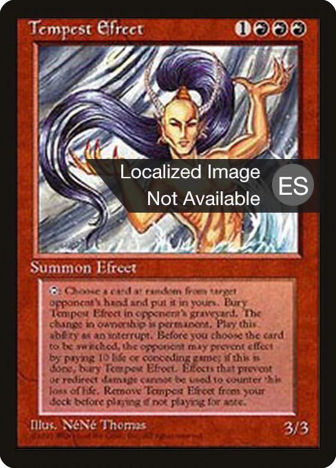 Tempest Efreet [Fourth Edition (Foreign Black Border)] | Mindsight Gaming