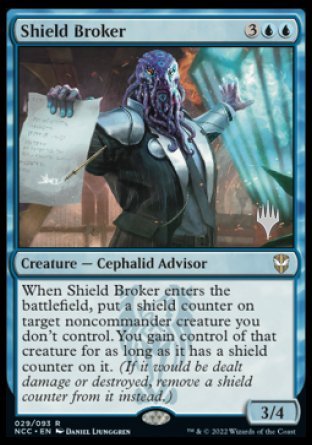 Shield Broker (Promo Pack) [Streets of New Capenna Commander Promos] | Mindsight Gaming