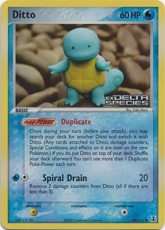 Ditto (64/113) (Stamped) [EX: Delta Species] | Mindsight Gaming