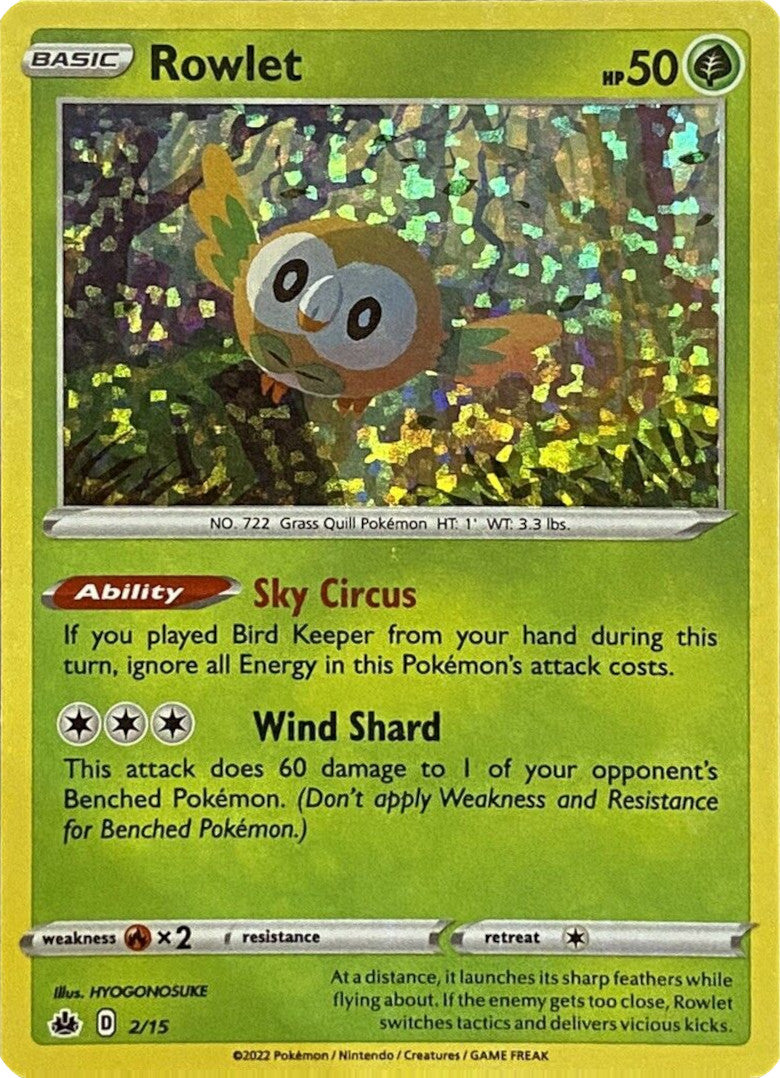 Rowlet (2/15) [McDonald's Promos: Match Battle] | Mindsight Gaming