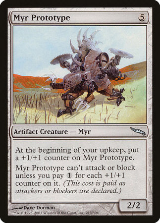 Myr Prototype [Mirrodin] | Mindsight Gaming